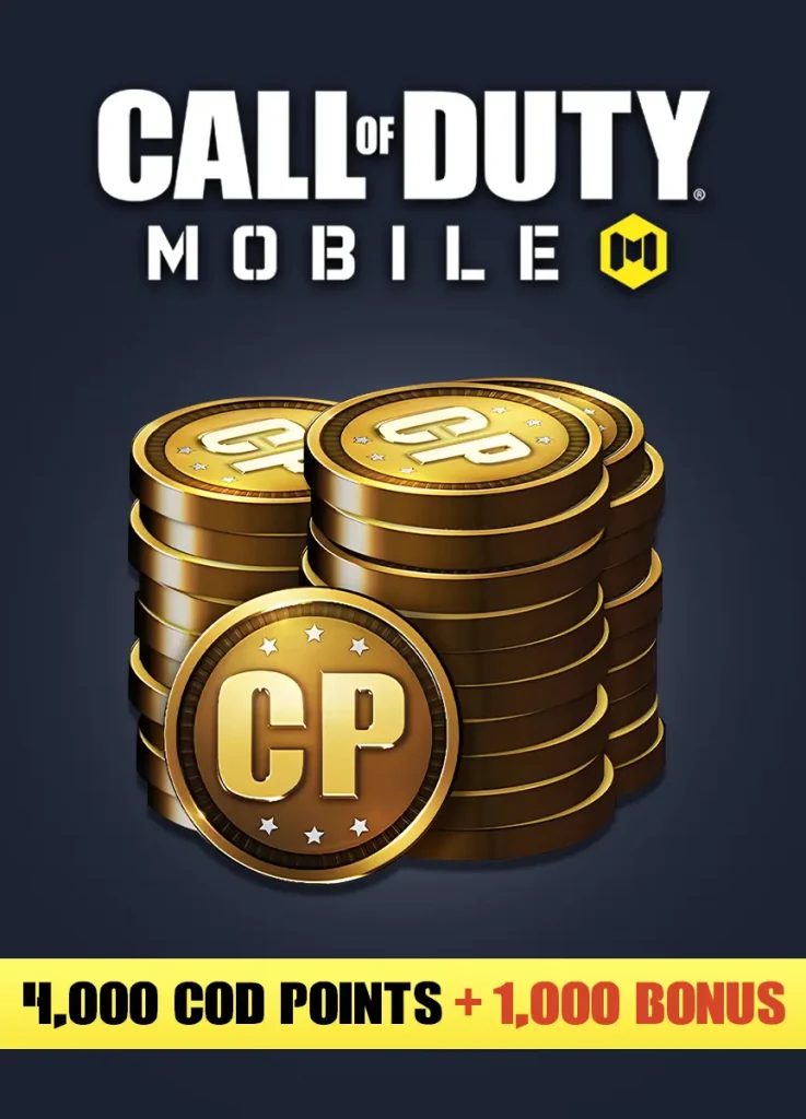 Call Of Duty: Mobile – 4000 CP + 1000 Bonus